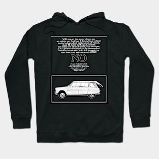 1960s FRENCH ESTATE CAR - advert Hoodie
